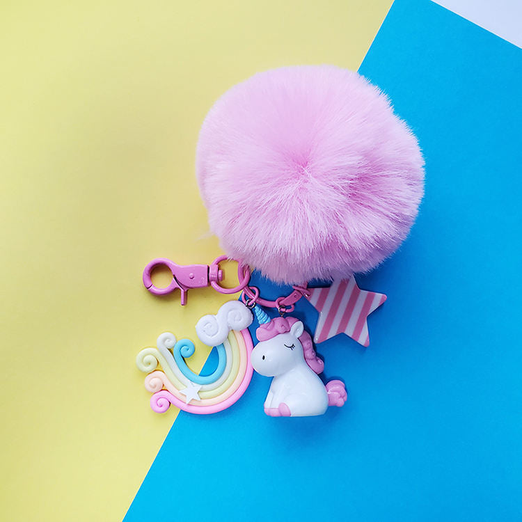 Wholesale Fur Ball My Little Pony Resin Keychain